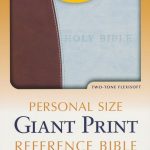 KJV Personal Size Giant Print Reference Bible Choclate BLue Flexisoft