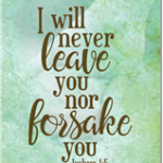 Car rear-view hanger Joshua 1:5