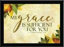 PLAQUE7X5 2 Corinthians 12:9