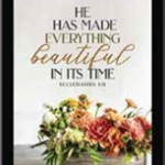 PLAQUE7X5 Ecclesiastes 3:11