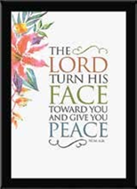 PLAQUE11X8 Numbers 6:26