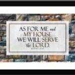 PLAQUE7X5 Joshua 25:15