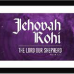 PLAQUE11X8 Psalm 23:1