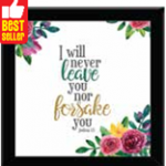 PLAQUE5X5 Joshua 1:5