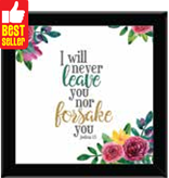 plaque-s-I will never leave you