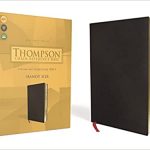 KJV, Thompson Chain-Reference Bible, Handy Size, Bonded Leather, Black, Red Letter