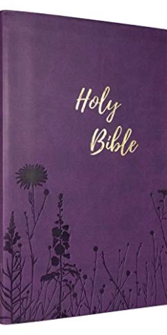 KJV Holy Bible Giant Print Purple Leathersoft