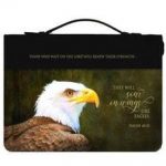 They Will Soar on Wings Bible Cover Black XL (23149XL)