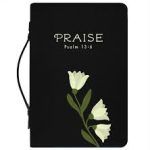 Praise Psalm 13:6 Bible Cover Black XL (28632XL)