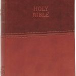 KJV Bible: Value Thinline, Brown Leathersoft, Red Letter Edition