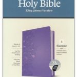 KJV Personal Size Giant Print Holy Bible (Red Letter, LeatherLike, Peony Lavender, Indexed)