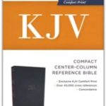KJV Holy Bible Compact Bible with 43,000 Center-Column Cross References, Black Hardcover (Red Letter, Comfort Print)