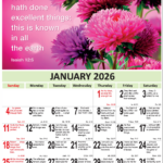 Calendars (2026) - English Wall