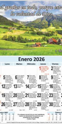 Calendars (2026) - Spanish Wall