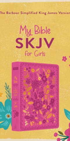 SKJV Simplified King James Version Holy Bible: My Bible for Girls Pink and Gold Florals