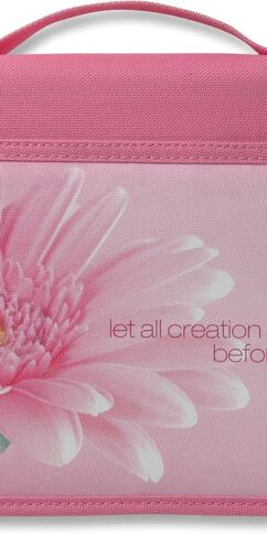 Inspiration Rejoice Canvas Pink Large Value Book and Bible Cover