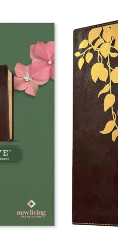 NLT THRIVE Devotional Bible for Women (LeatherLike, Cascade Deep Brown)